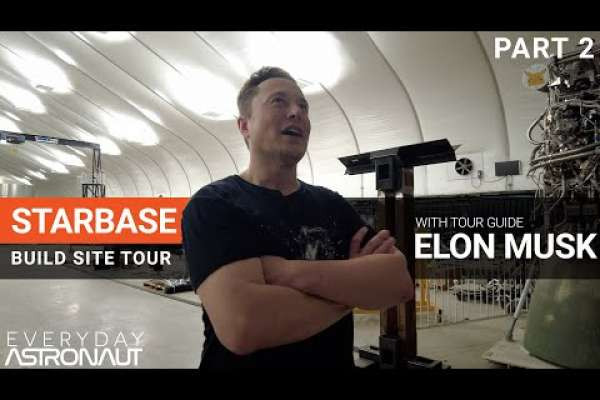 Starbase tour with Elon Musk